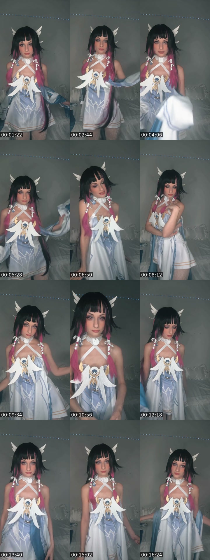 TikTok live: COLUMBINA GENSHIN COSPLAY by @byakuyaethereal