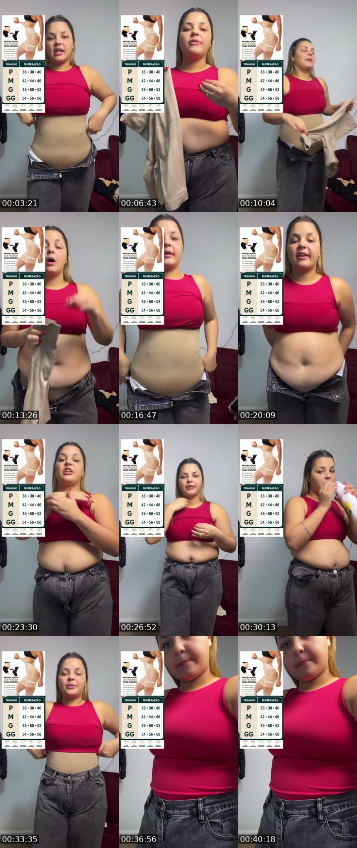 TikTok live: Cinta Modeladora by @achadinhosmila2