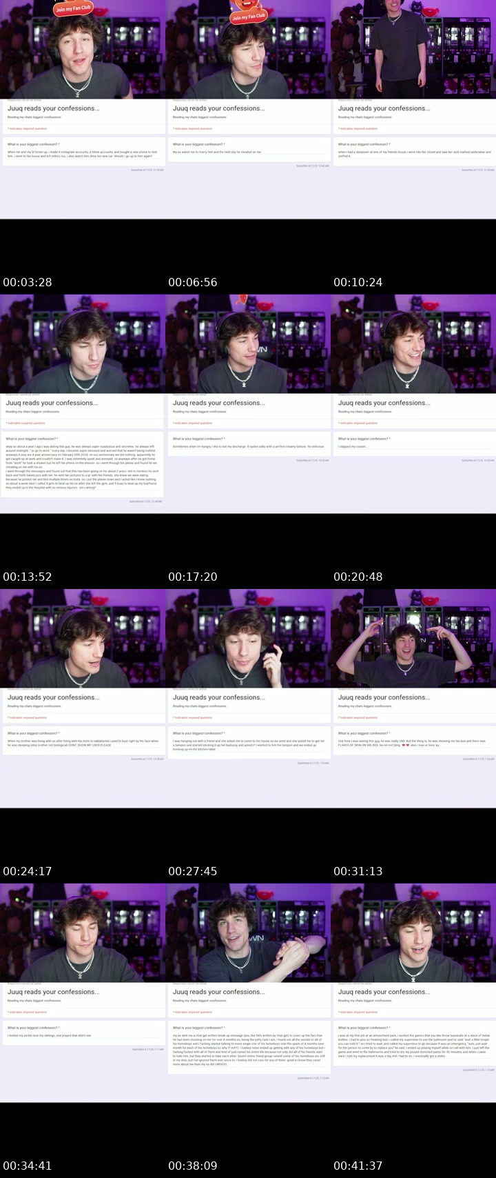 TikTok live: READING VIEWER CONFESSIONS... by @juuqttv