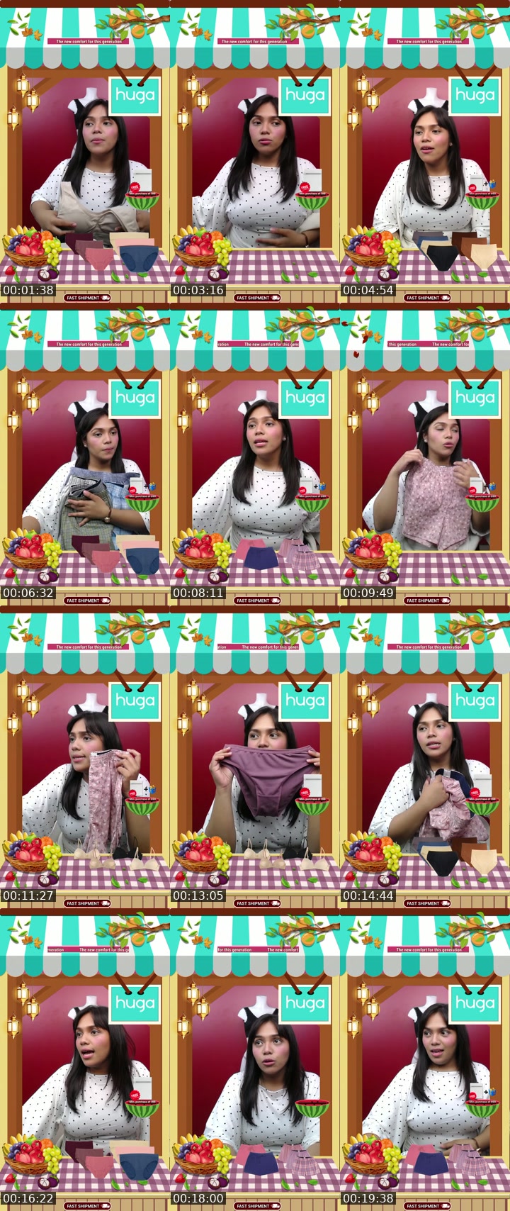 TikTok live: HUGA OFFICIAL STORE by @hugabrand