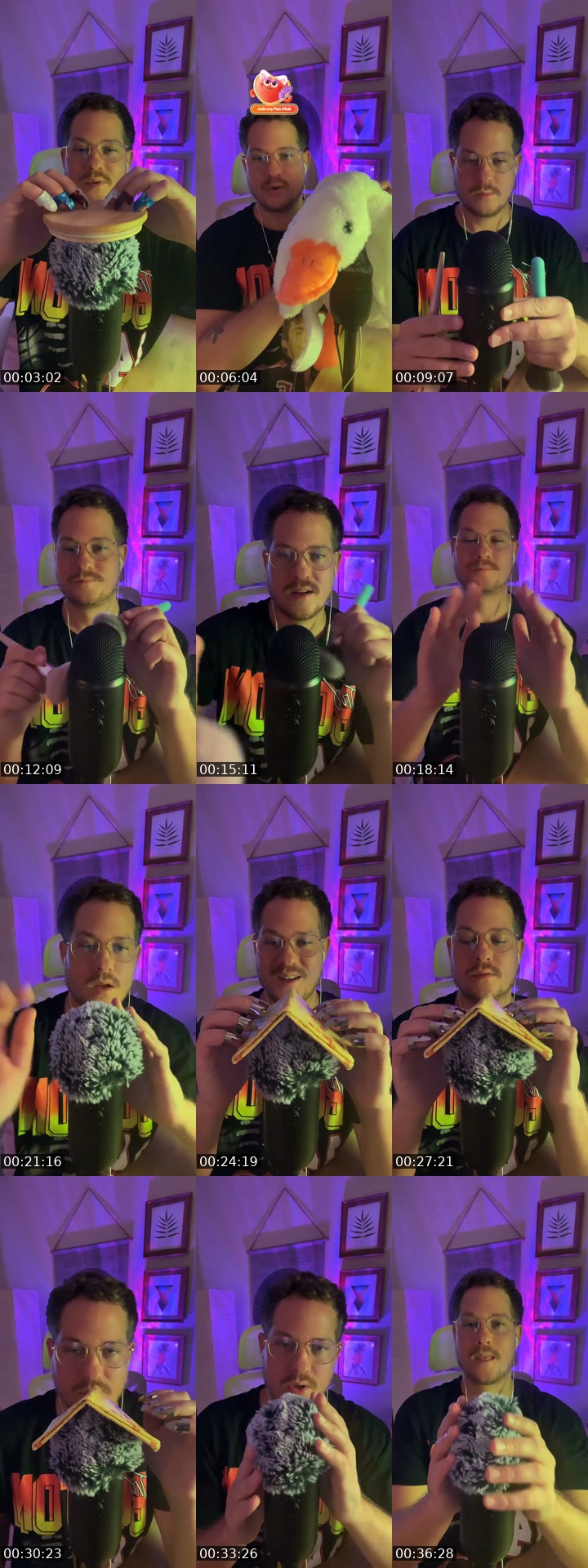TikTok live: Cozy ASMR by @codymcgibbon