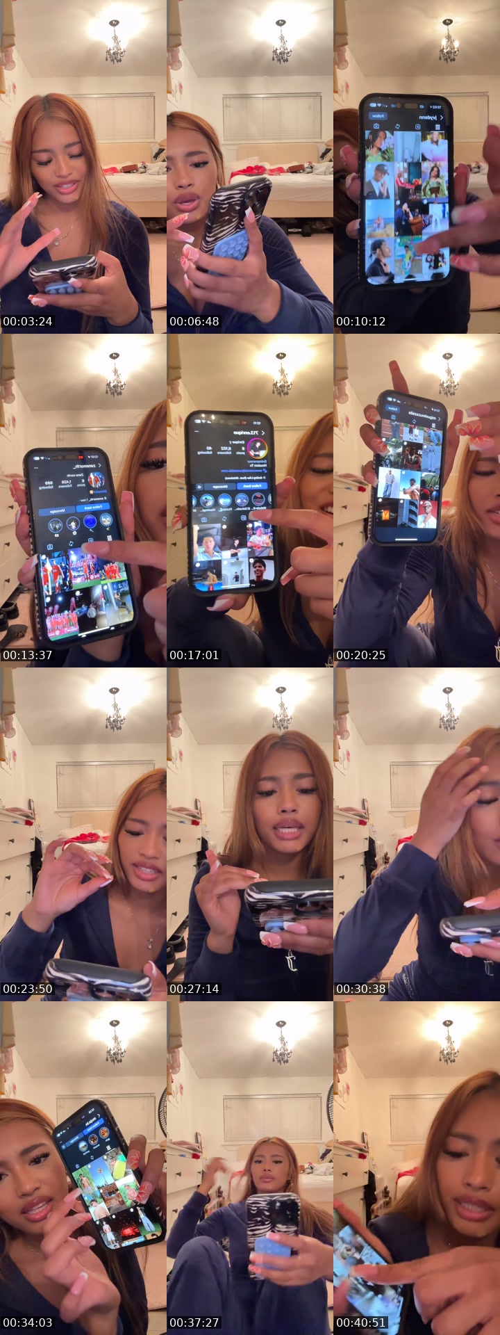 TikTok live: RATING UR INSTA FEED by @s0ggyb0b4