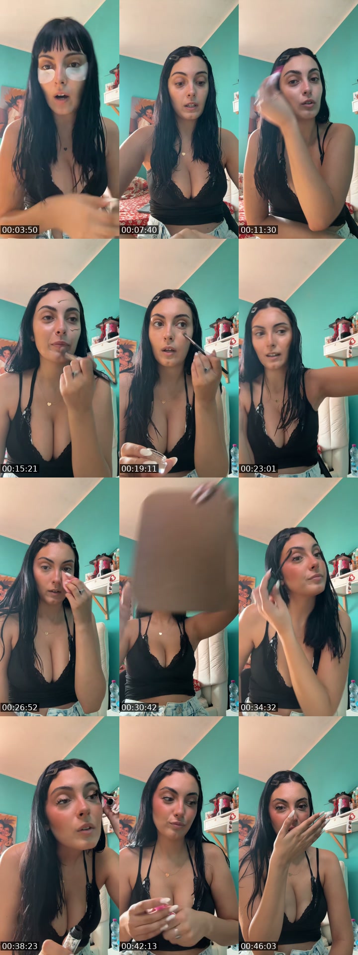 TikTok live: grwm by @giulia.mac_