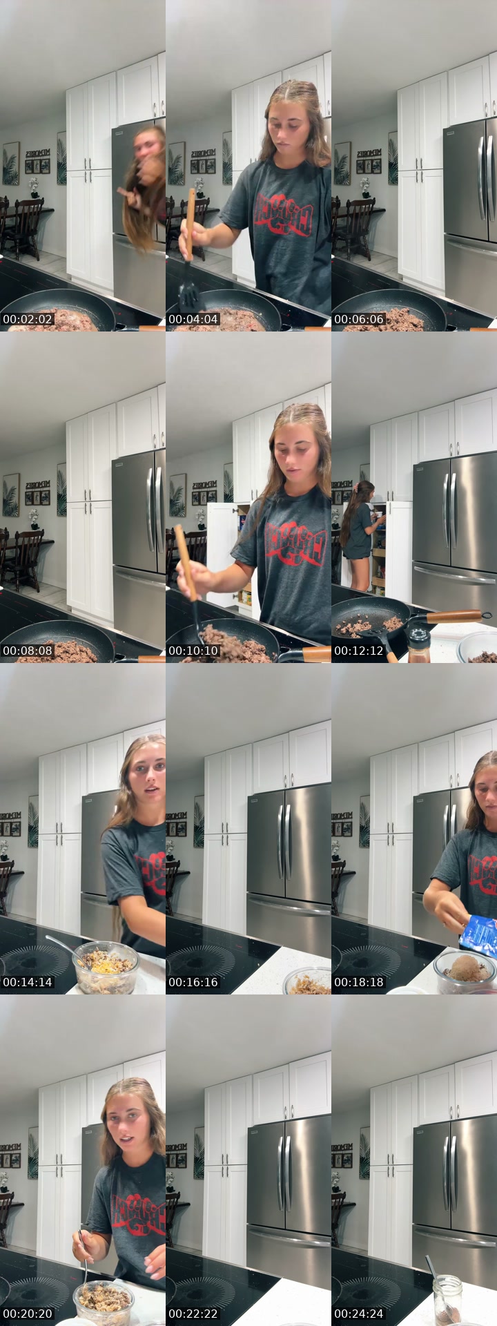 TikTok live: cook w me by @secretspamm8888