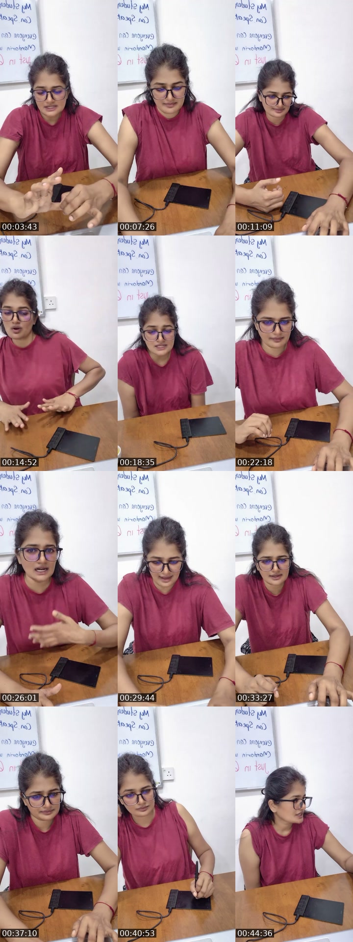 TikTok live: 5am class with England  students by @dsdsshirley