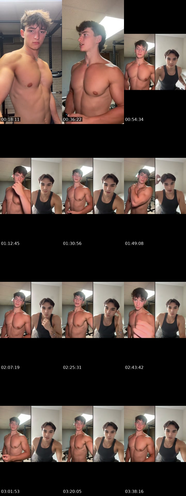 TikTok live: gym + chatting by @braydenro16