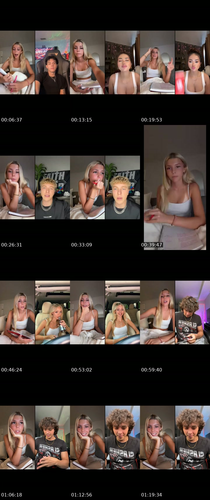TikTok live: Study sesh hangout by @ryliemadyson