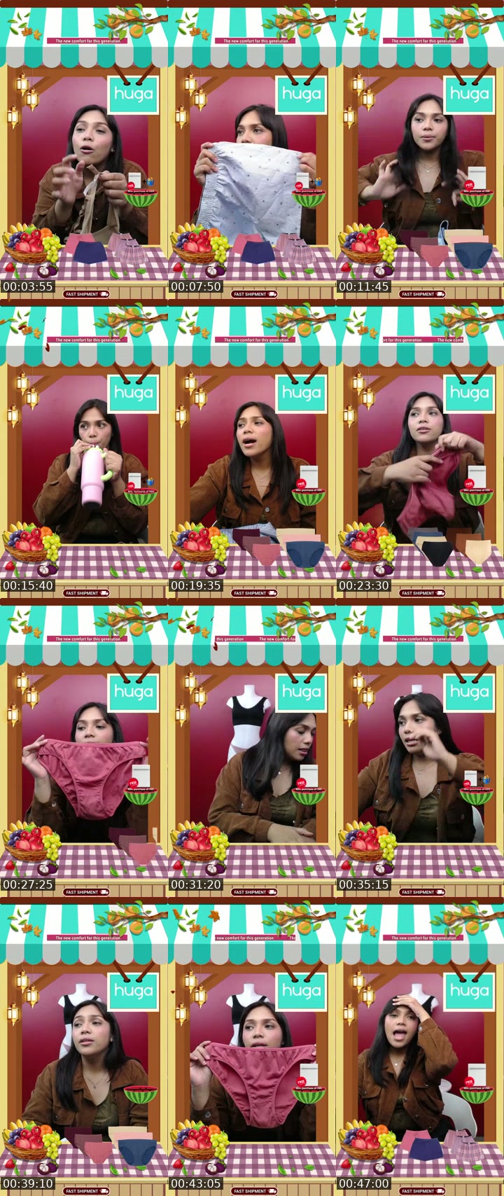 TikTok live: HUGA OFFICIAL STORE by @hugabrand