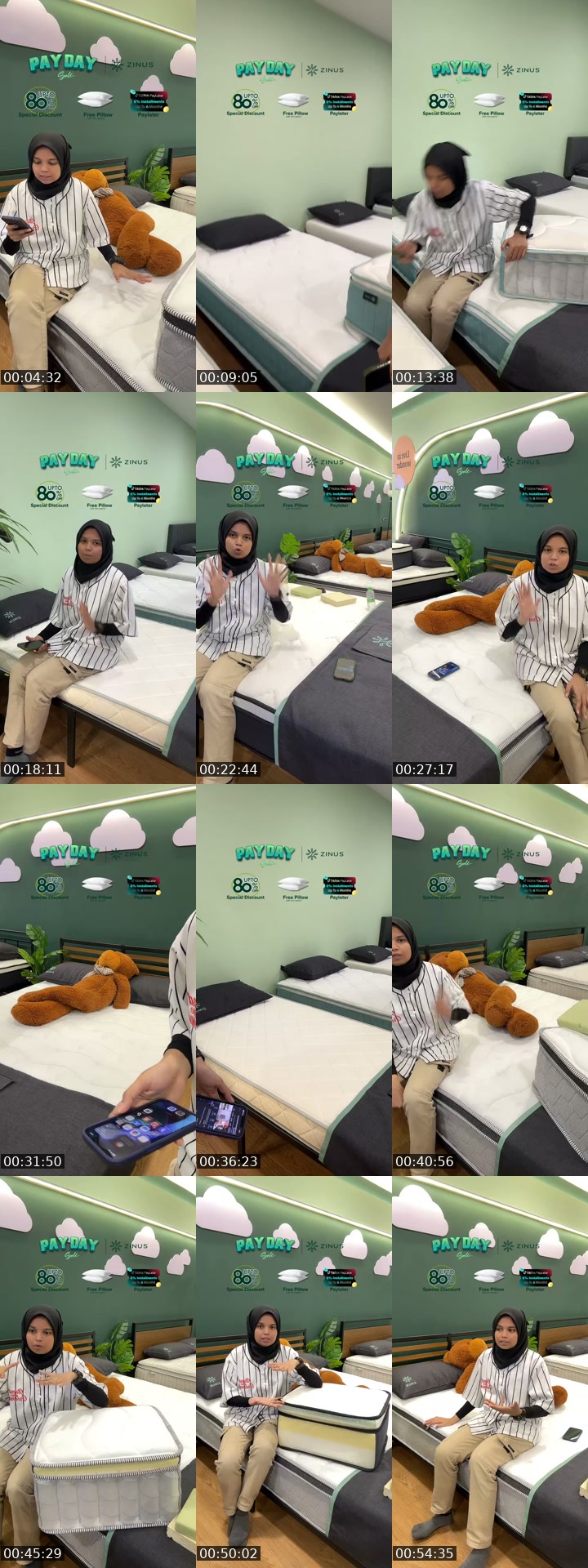 TikTok live: PAYDAY SALES !! NADH SYAH by @zinus.my
