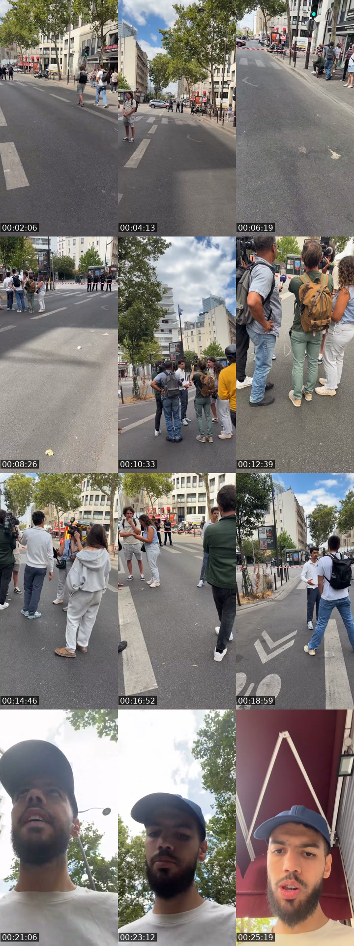 TikTok live: Attentat Clichy by @adelmmn_