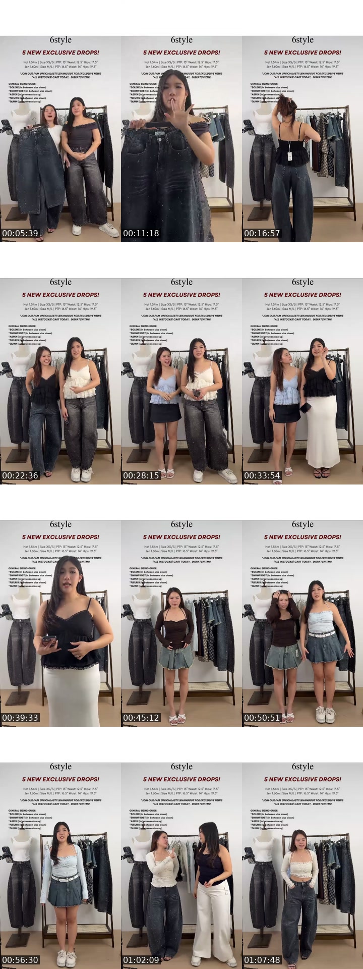 Past TikTok live: Monday Exclusives 🤍⭐️ by @6style