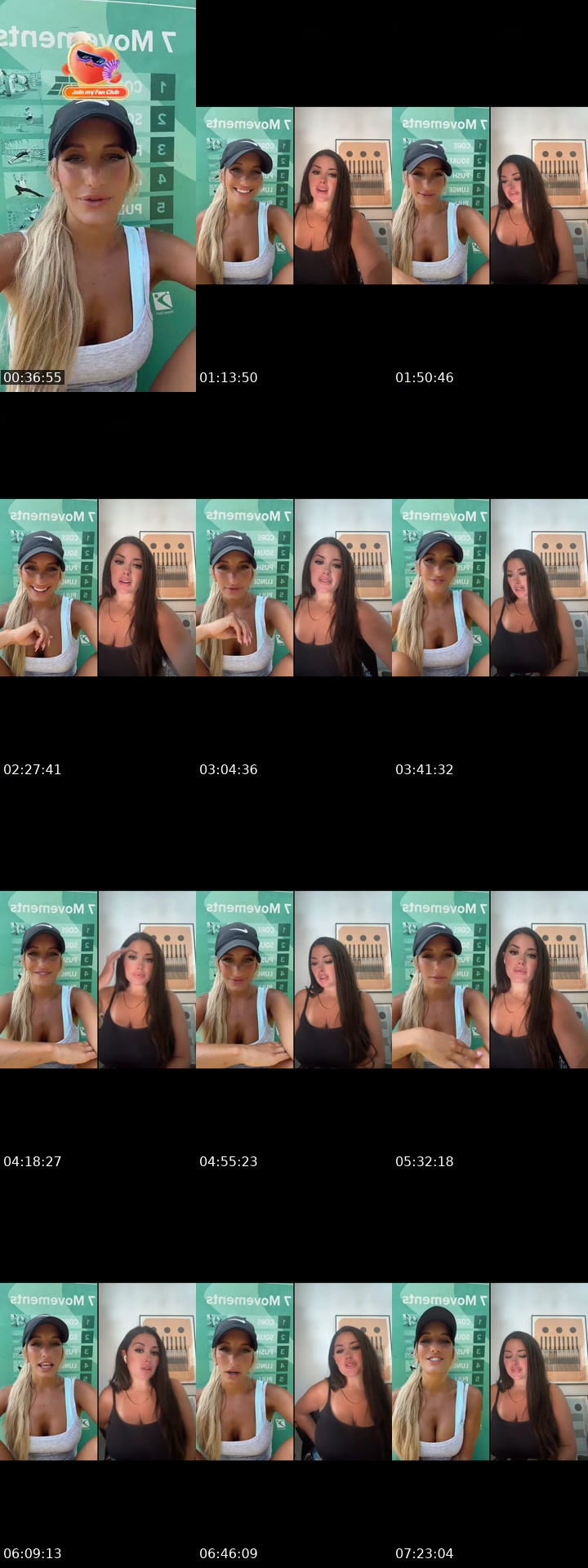 TikTok live: Hannah’s live 💛🍌 workout battles by @hannahkotickk