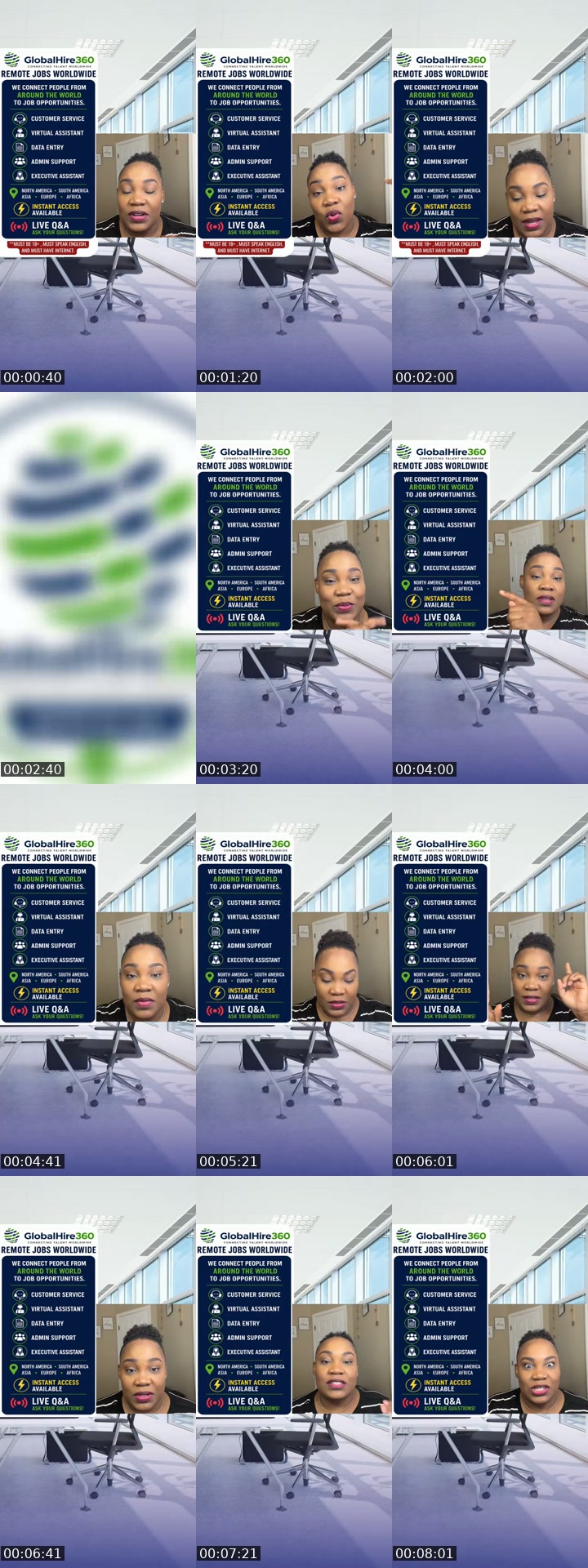 TikTok live: Remote Work from Anywhere by @globalhire360