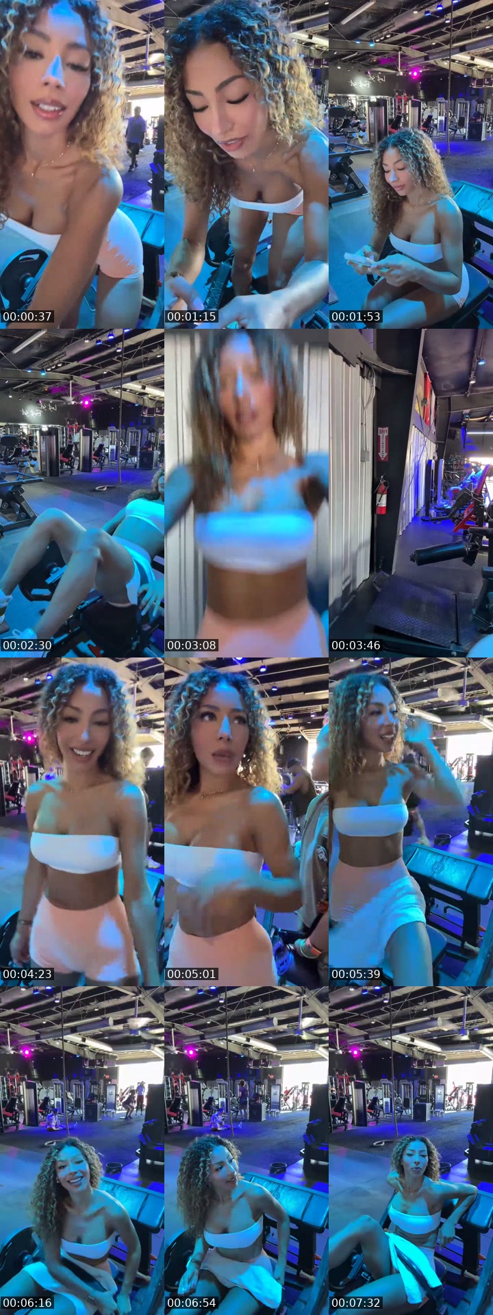 TikTok live: Gym🍑 by @mia.sor