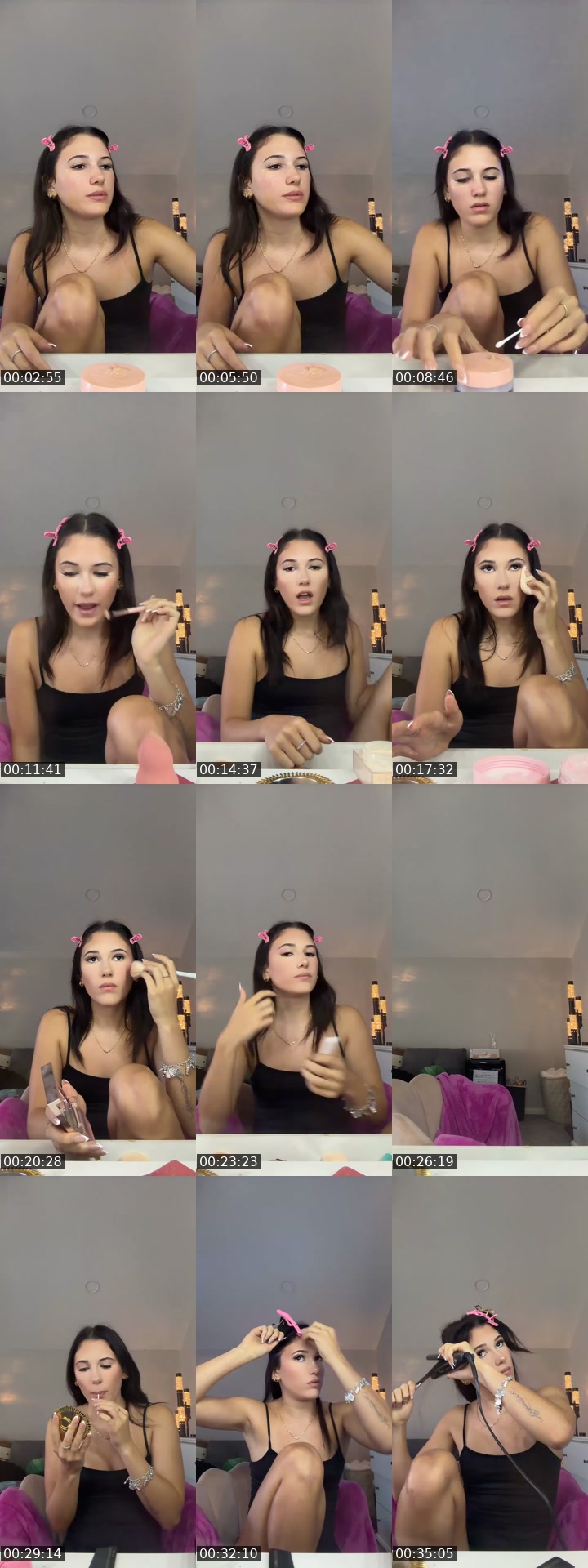TikTok live: GRWM by @lunbun23