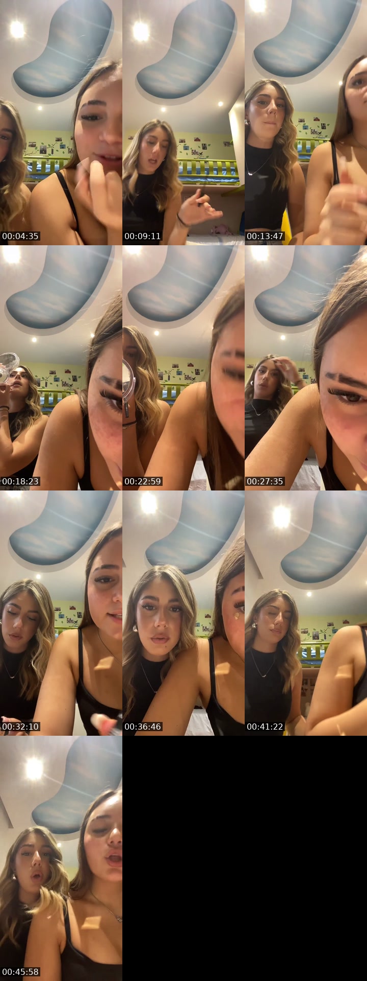 Italy TikTok live: voto foto mentre ci trucchiamo by @montefusco.gloria