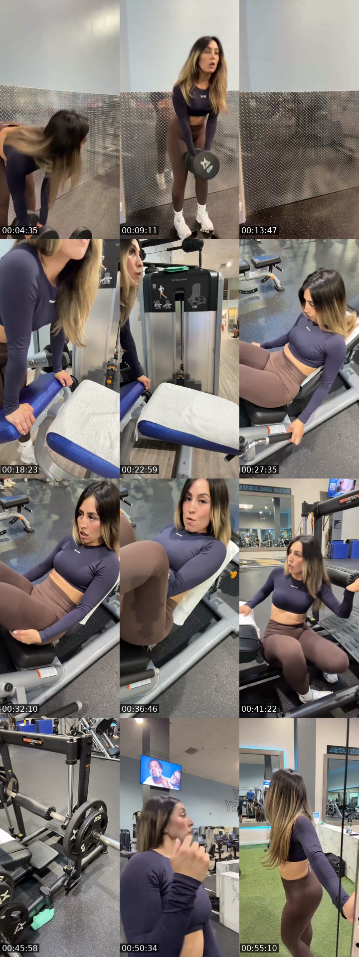 TikTok live: Leg day by @michelleopolis