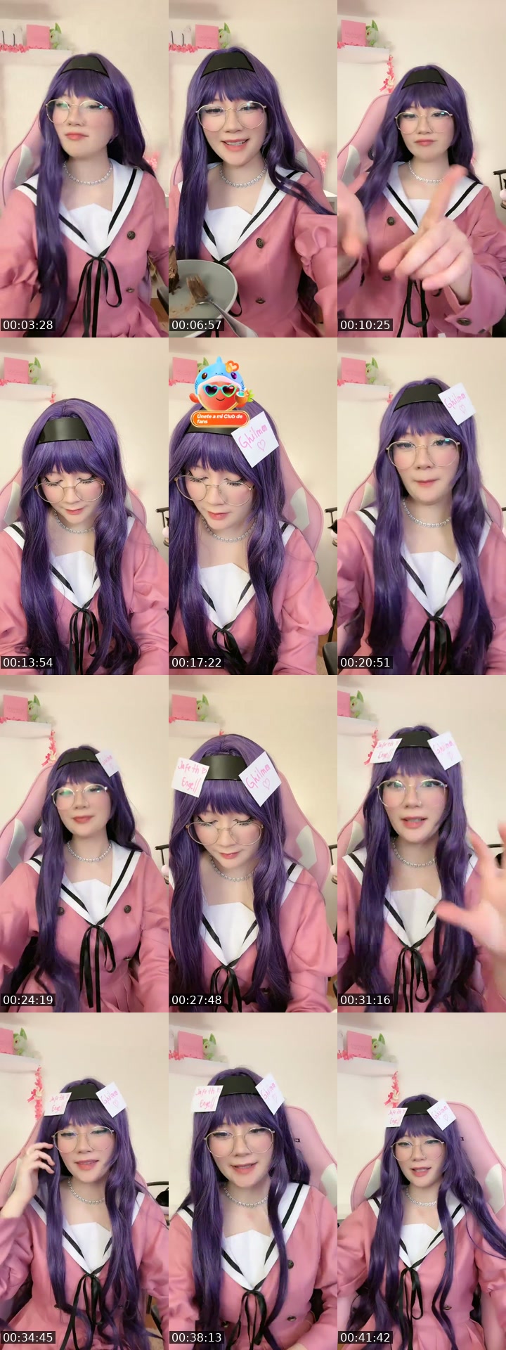 TikTok live: Waguri cosplay :3 by @ahriyumii