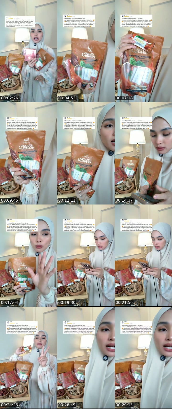 TikTok live: PAYDAY JAMU by @tyaarifinnw