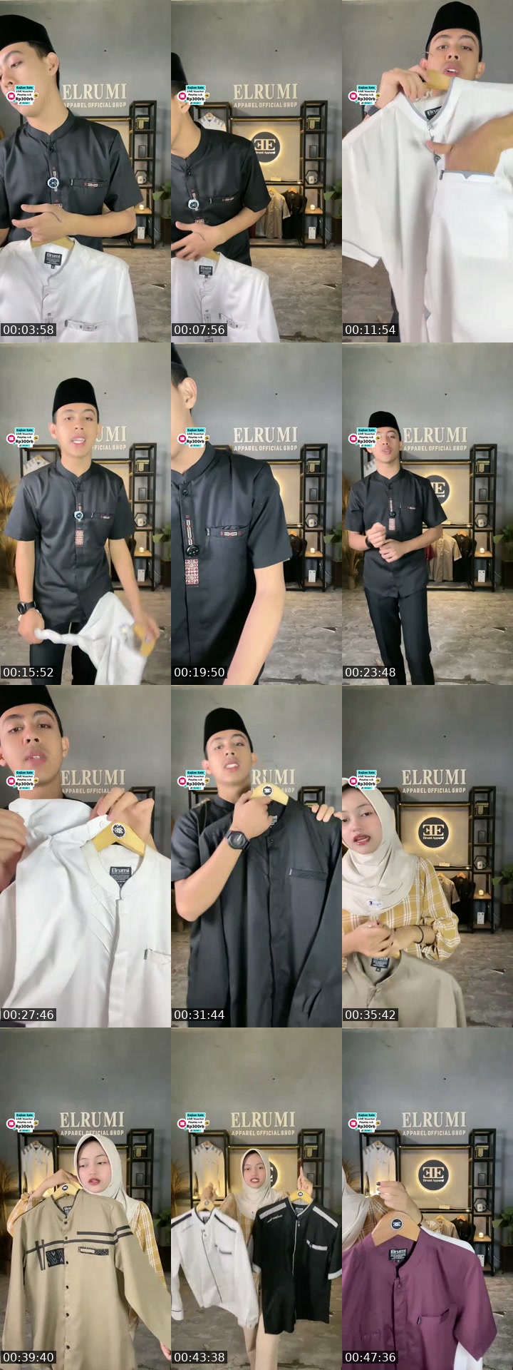 TikTok live: Promo Gajian Sale by @elrumi_apparel_official