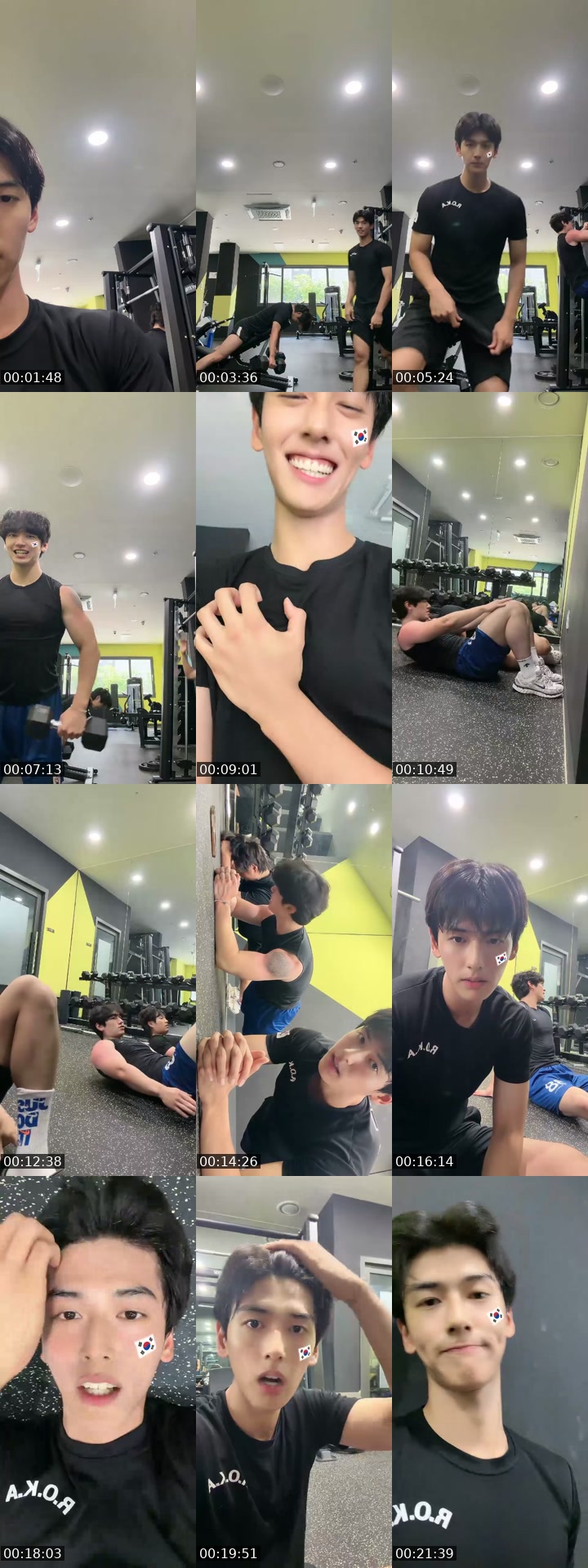 South Korea TikTok live: Just go to gym! by @san_2_o2