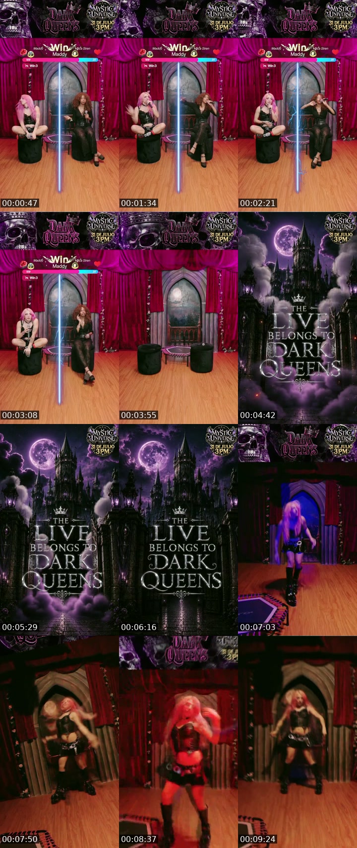 TikTok live: DARK QUEENS yeeeah🖤👑 by @darkqueensmx