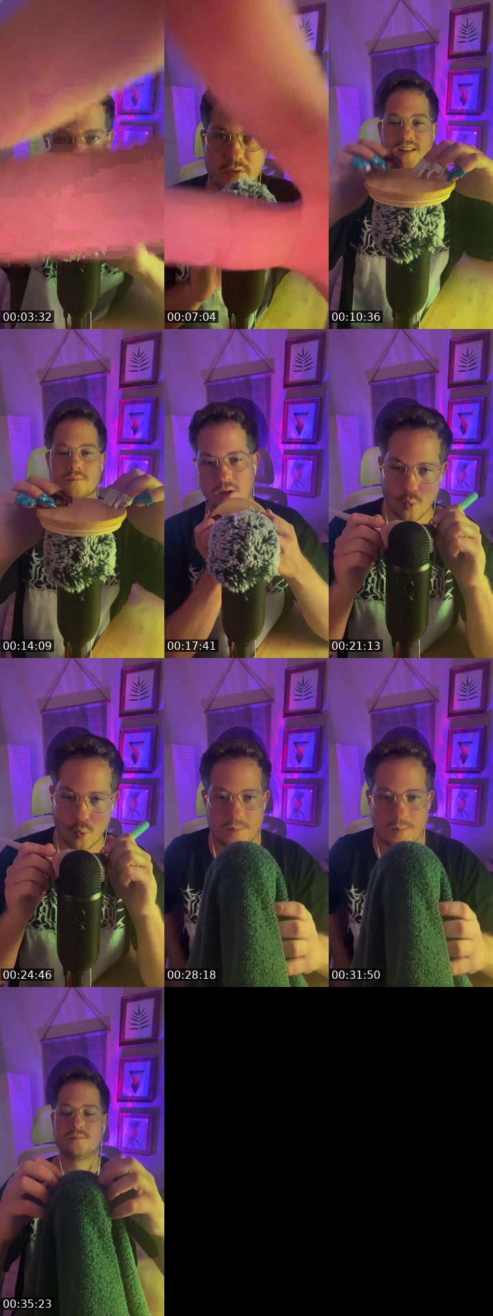 TikTok live: Cozy ASMR by @codymcgibbon