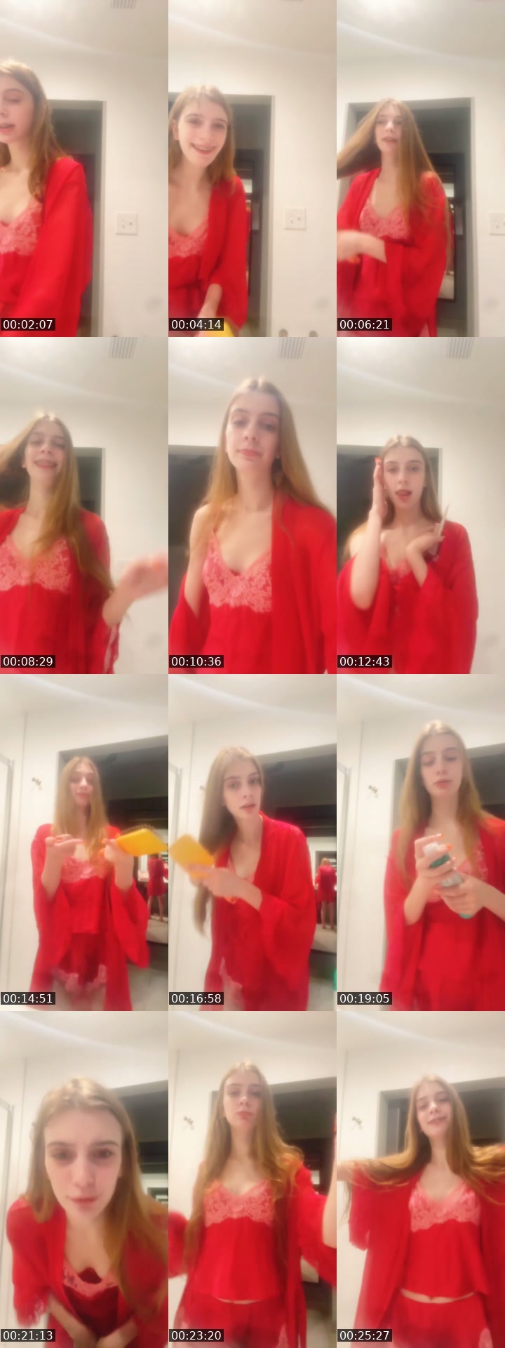 TikTok live: GRWM 🩷✨ by @kaleighturnerr