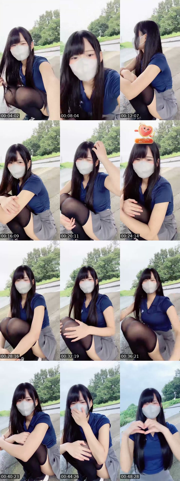 TikTok live: 汚い咳など by @onksuit303