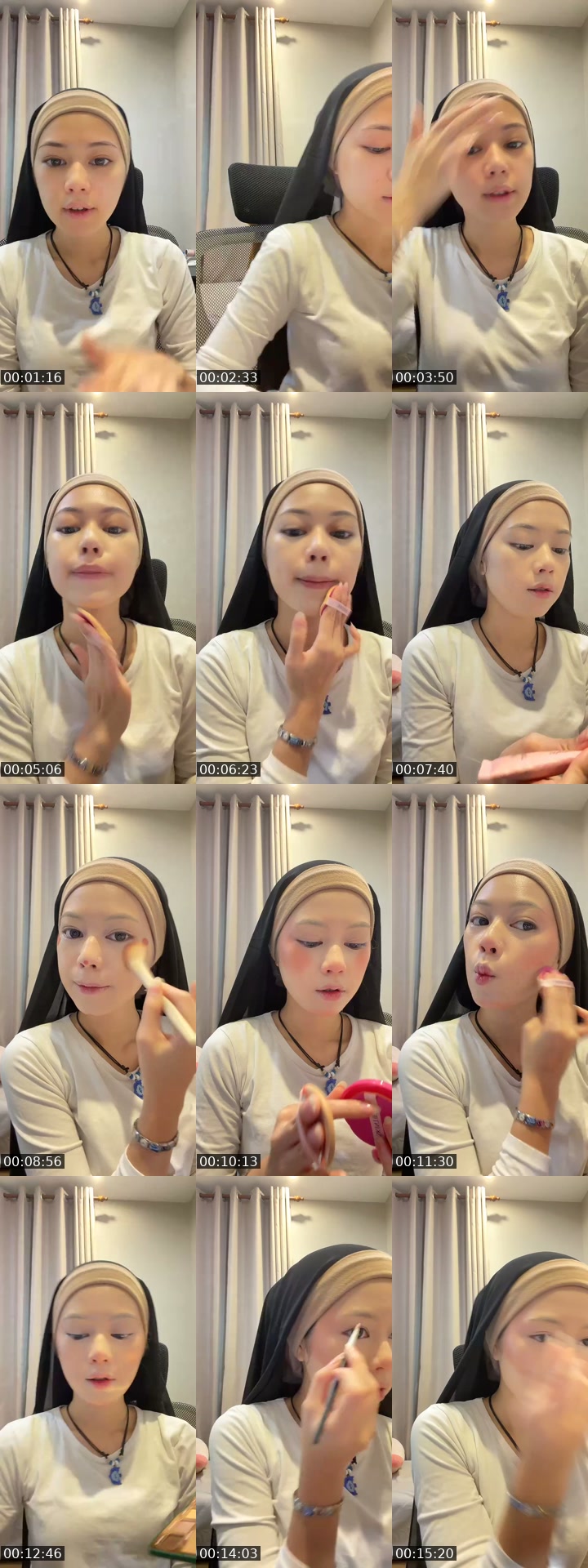 TikTok live: makeup by @.nahsusenja