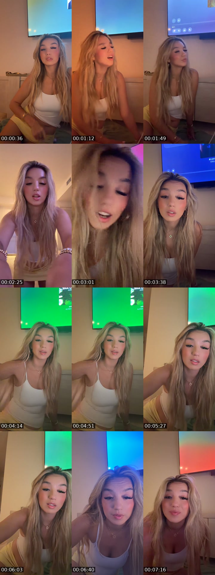 TikTok live: Late nite mukbang by @thegirlnexxtdior1