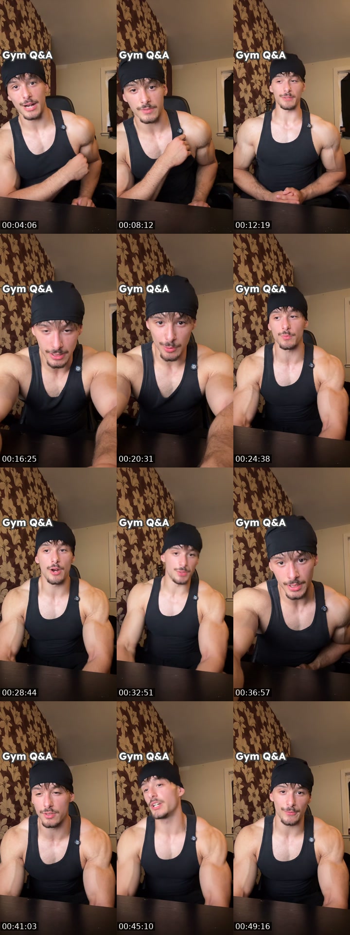 TikTok live: Gym stuff by @theocbrown