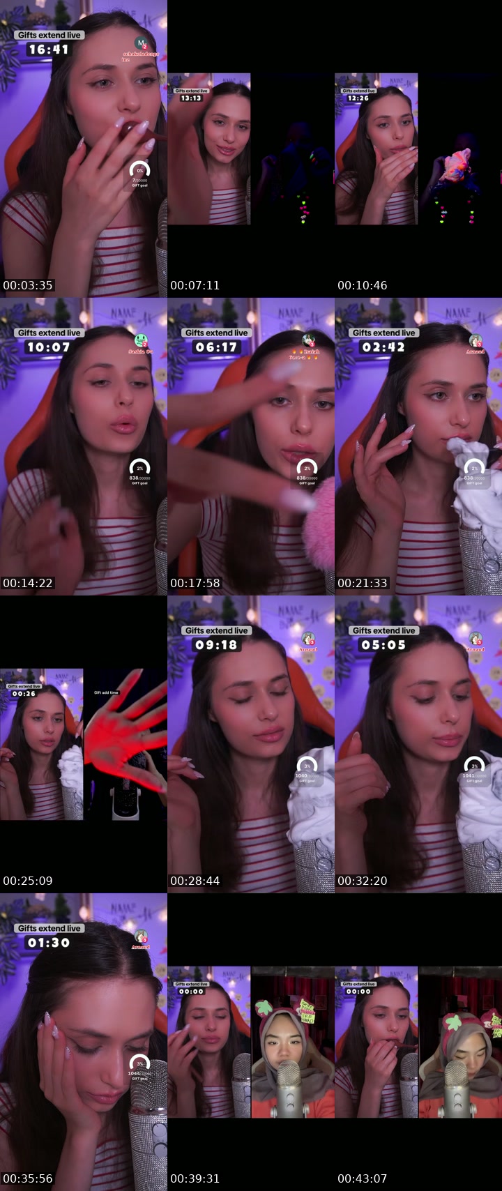 TikTok live: Breathe.listen.stay.ASMR 🤗 by @leyla_asmr5