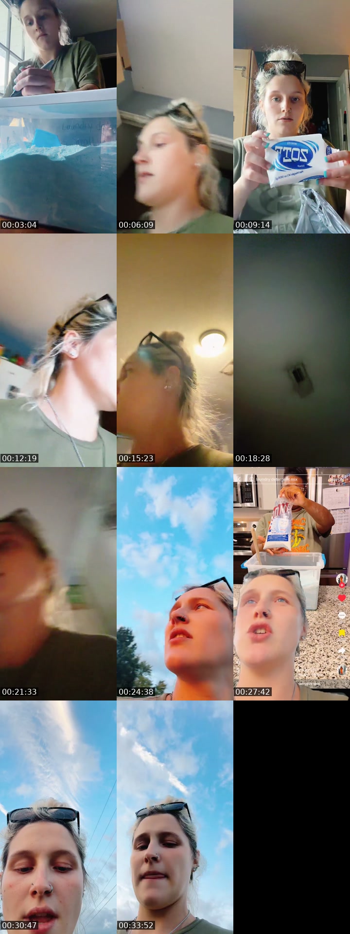 TikTok live: Laundry detergent by @madie_sky_hunter