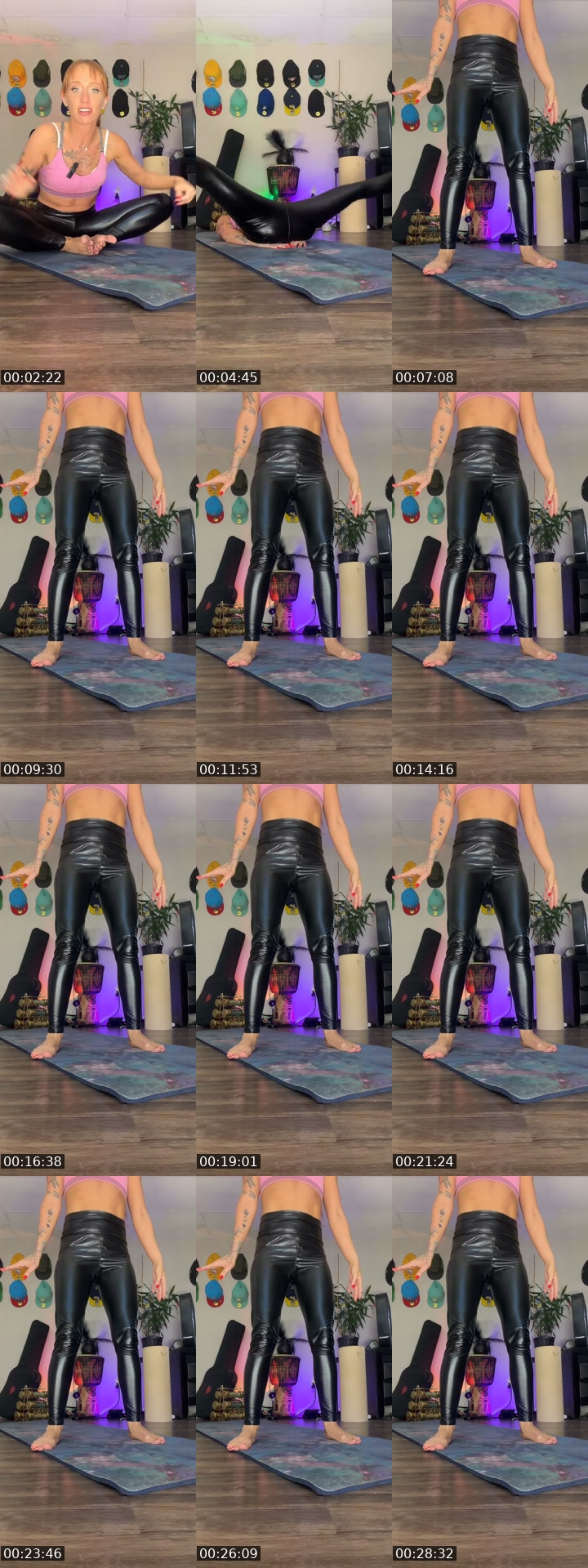 TikTok live: Total body pilates 💖 by @gingerfoot34