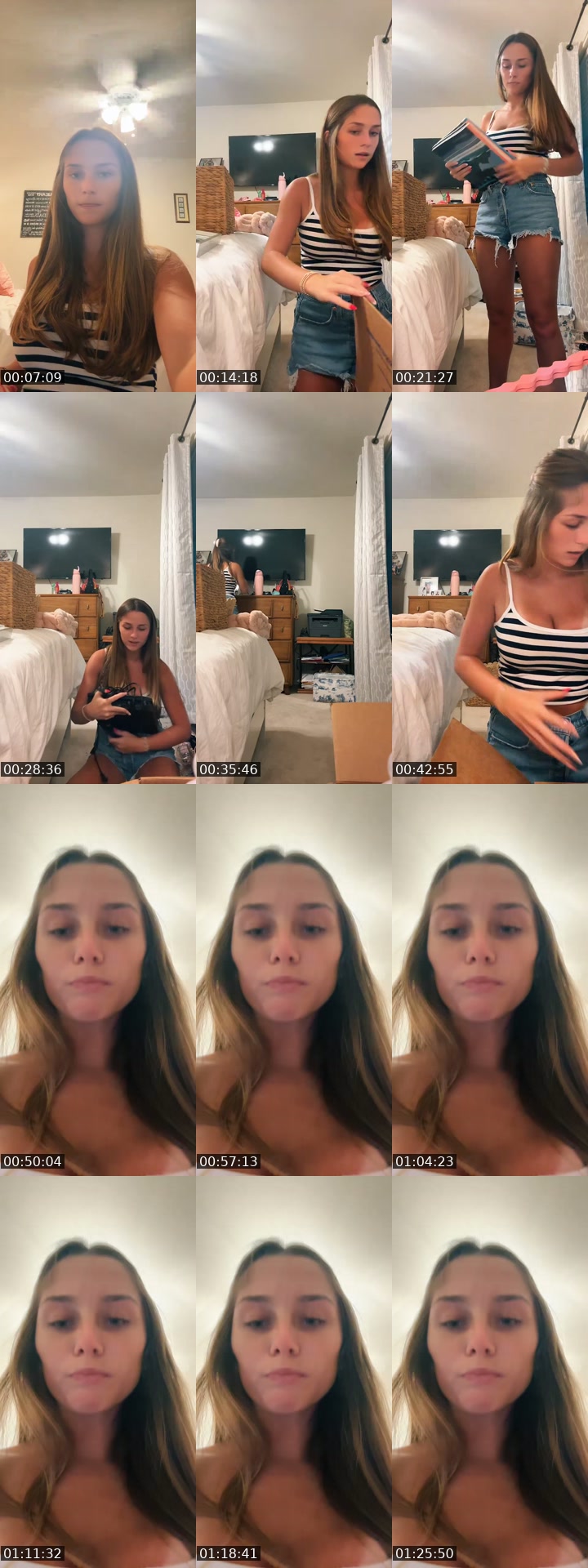 TikTok live: Packing for school🩷🩷🩷 by @ken03030