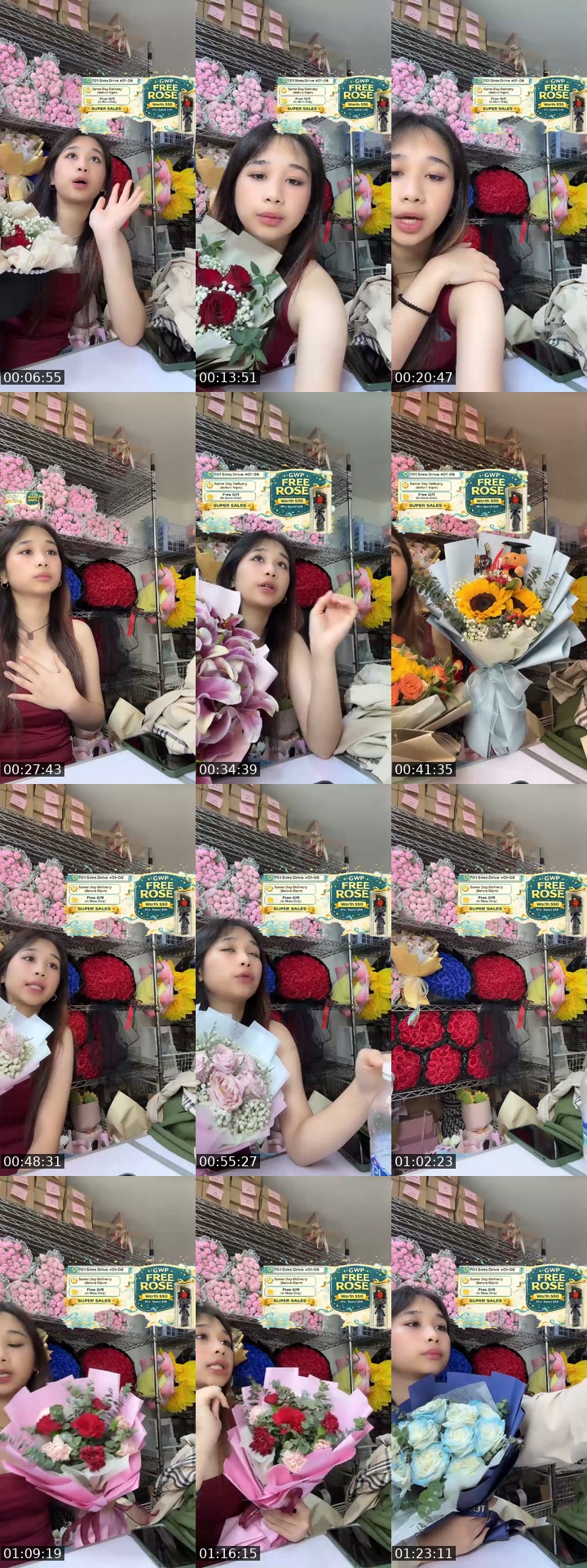 @flowershopsg TikTok live from 2026-07-29