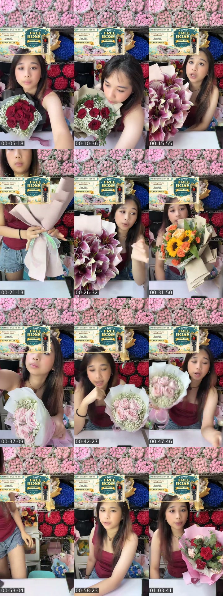 @flowersuppliersg past TikTok live from 2026-07-29