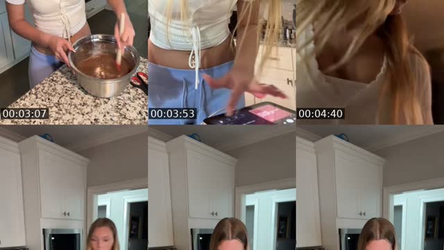 TikTok live: baking a cake! by @mysterious_secretgirl