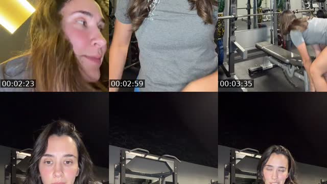 TikTok live: Chest  triceps 💖 by @tabithacantrell2