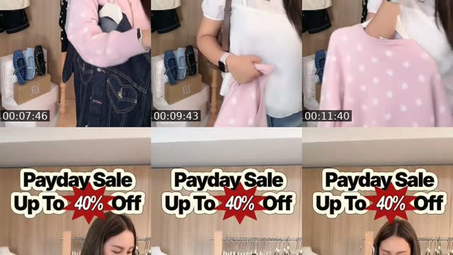 TikTok live: Payday sale+นาทีทองพิเศษสุดๆ🥳‼️ by @chuuchop