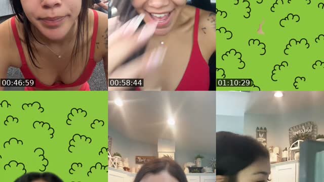 TikTok live: Gym sesh by @gabykayleen