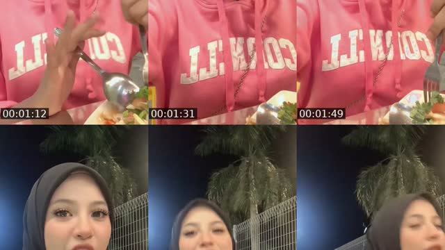 TikTok live: teman makan by @niamaneshh