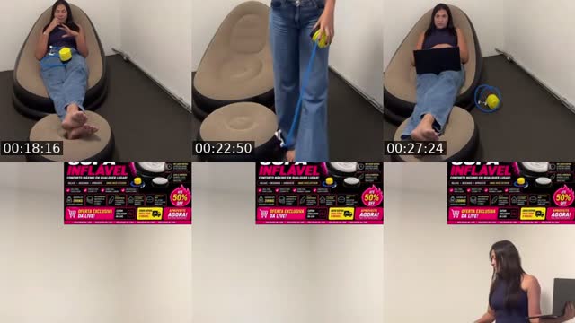 TikTok live: Sofá inflável by @angelicarecomenda01