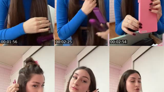 TikTok live: grwm by @isidorapaz01_