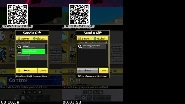 TikTok live: Bloxfruits live by @gamerrobotboi
