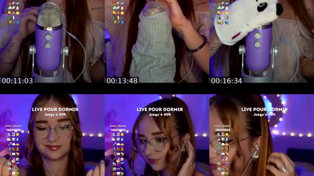TikTok live: Live ASMR pour dodo by @alteanne