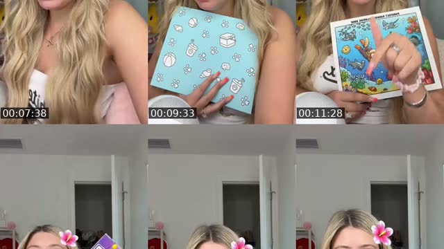 TikTok live: Summer book restock!! ☀️ by @mariahritterr