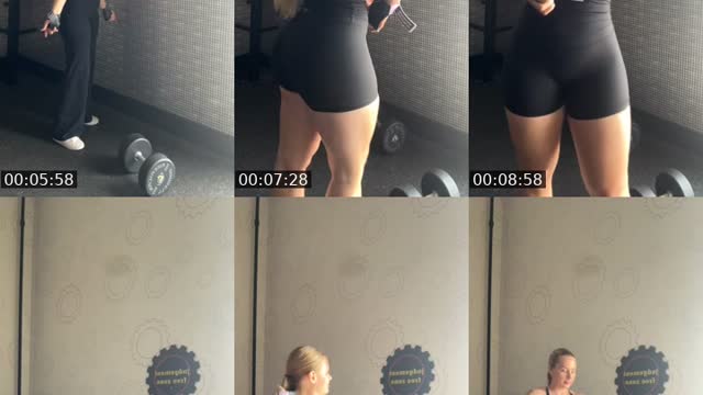 TikTok live: peachy workout 🍑 by @iam__jessicalauren