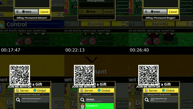 TikTok live: Bloxfruits live by @gamerrobotdattebayo